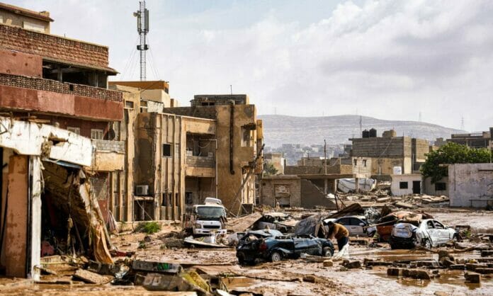 Inundaciones en Libia dejan más de 6000 muertos y 9000 desaparecidos