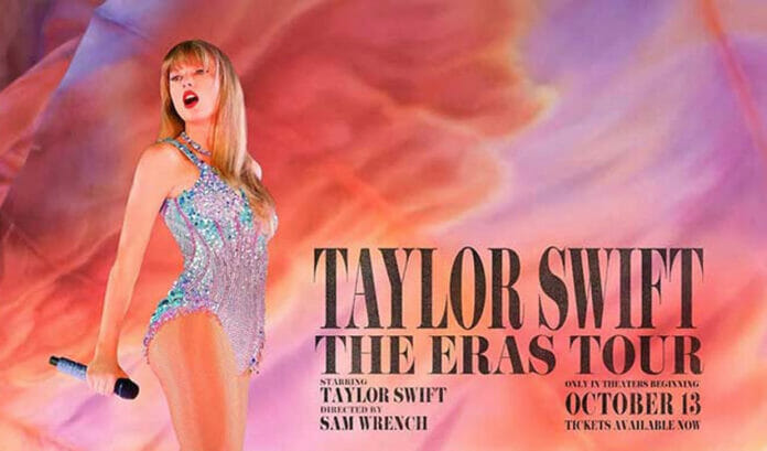 Filme de la gira de Taylor Swift llega este 13 de octubre a los cines del mundo
