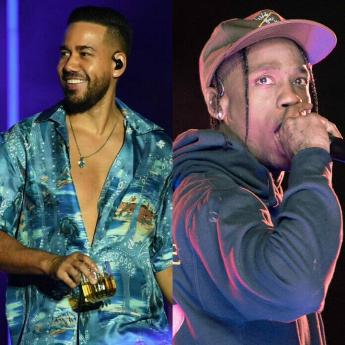 Romeo Santos pone a Travis Scott a bailar bachata en fiesta de Jay Z