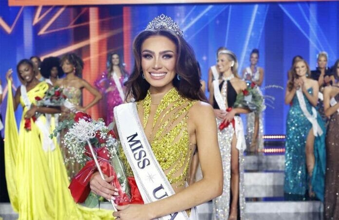 ¡Por primera vez! Modelo con raíces venezolanas se corona Miss USA