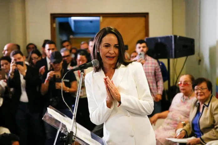 María Corina Machado proclamada candidata opositora a la presidencia de Venezuela