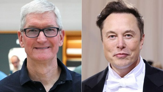 Elon Musk en conflicto con el CEO de Apple por publicidad en X y comisiones de App Store