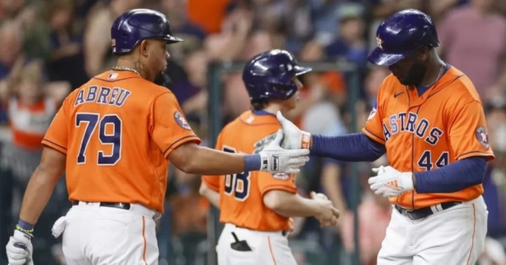 Abreu, Altuve y Alvarez sobresalen en la victoria de los Astros sobre los Vigilantes