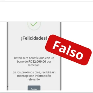 Minerd alerta sobre mensaje sobre bono falso 