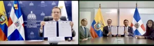 Ecuador firma acuerdo de negociaciones de alcance parcial con RD