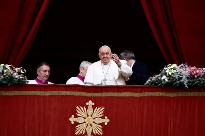 El papa Francisco pidió el fin de la guerra en Gaza y liberación de rehenes en su mensaje navideño