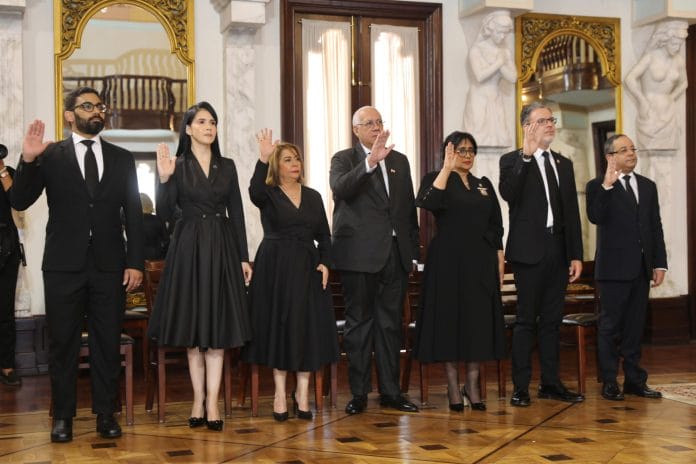 Consejo Nacional de la Magistratura juramenta nuevos jueves del Tribunal Constitucional