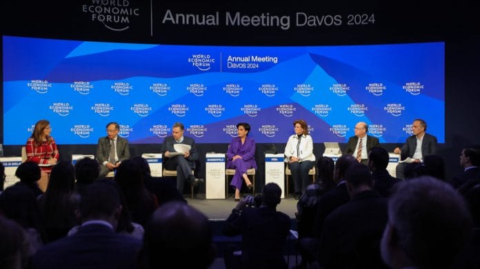 Raquel Peña en Davos: 