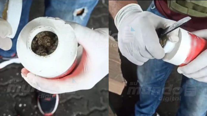 DNCD ocupa latas de refrescos llenas de marihuana en Puerto Haina