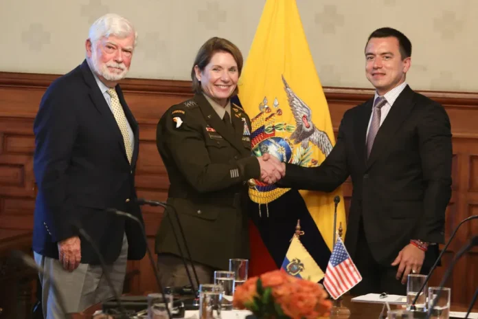 Plan conjunto de seguridad entre Ecuador y EE.UU. durará cinco años