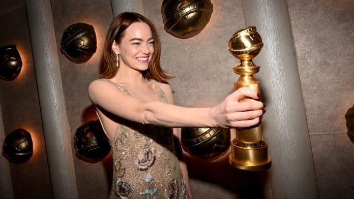 Emma Stone gana el Globo de Oro a la mejor actriz de comedia por 