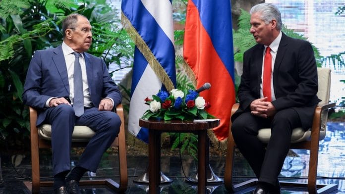Lavrov se reúne con Miguel Díaz-Canel en Cuba