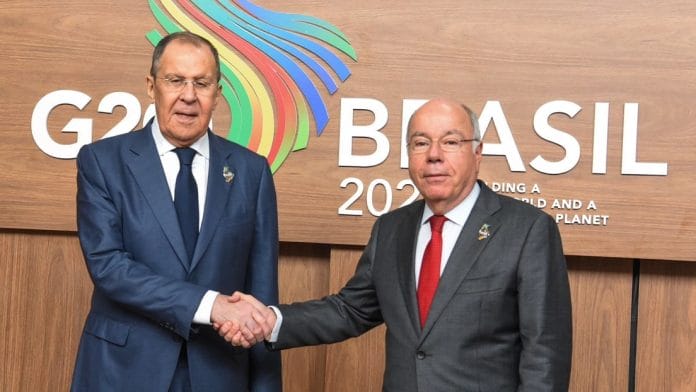 Canciller de Brasil al G20: 