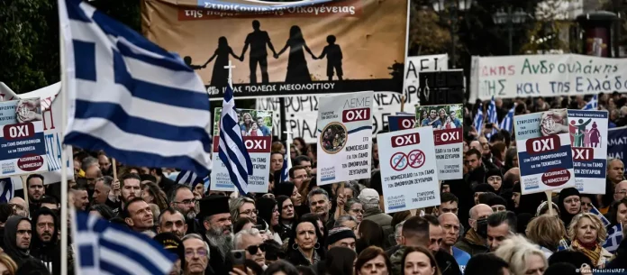 Unas 4.000 personas toman las calles de Atenas contra el matrimonio homosexual