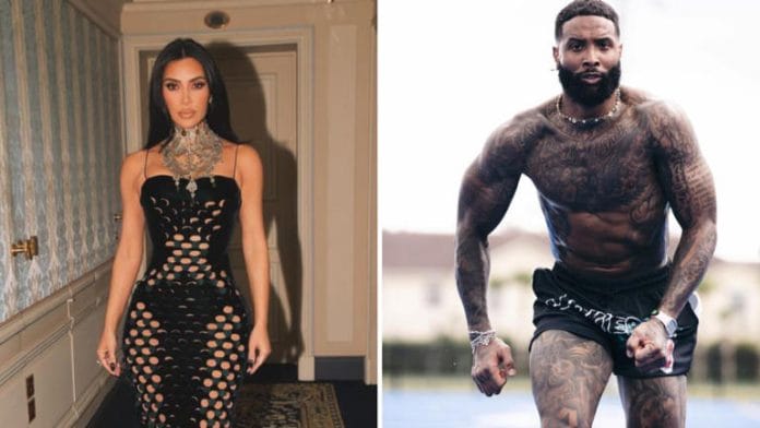 ¿Nuevo romance? Kim Kardashian y Odell Beckham fueron capturados en una cita