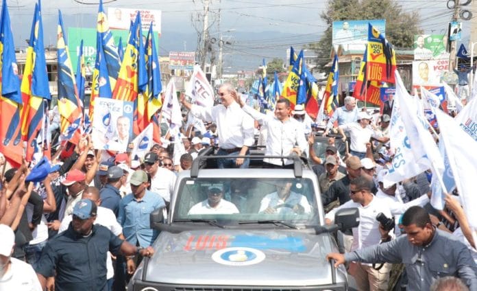 Abinader dice golpe de pueblo favorable a candidatos del PRM se reflejará con el triunfo