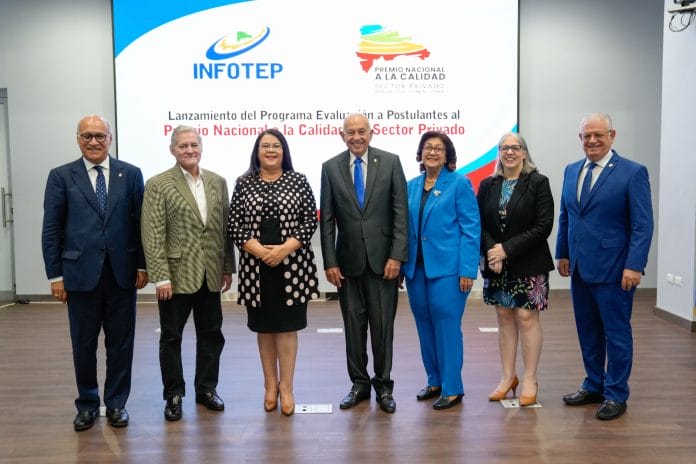 Infotep capacitará evaluadores del Premio Nacional a la Calidad del Sector Privado
