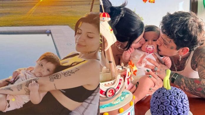 Christian Nodal y Cazzu enternecen las redes tras mostrar por primera vez a su hija