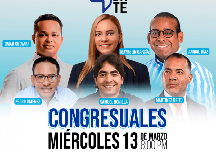 Debate congresual sigue este miércoles con seis candidatos de circunscripción 2 del DN