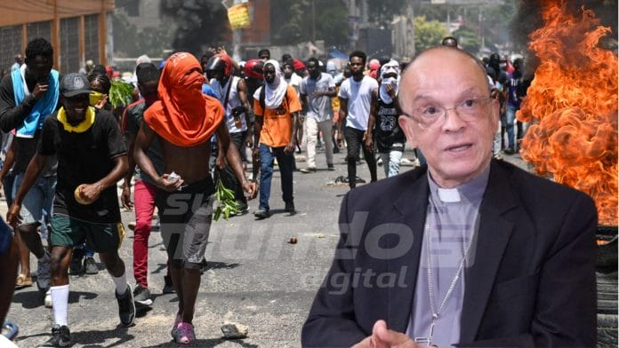 Monseñor Alfredo de la Cruz teme empeore situación en Haití y se produzca una hambruna