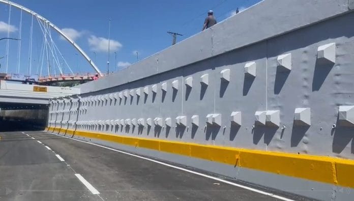 MOPC abre al tránsito el paso a desnivel de la 27 de Febrero con Máximo Gómez