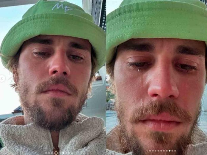 Justin Bieber preocupó a su fans tras compartir fotos llorando en Instagram