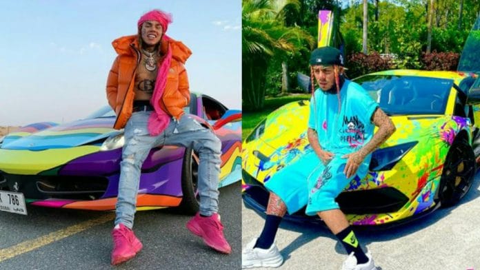 ¡Problemas! Tekashi 6ix9ine tendría sus carros incautados