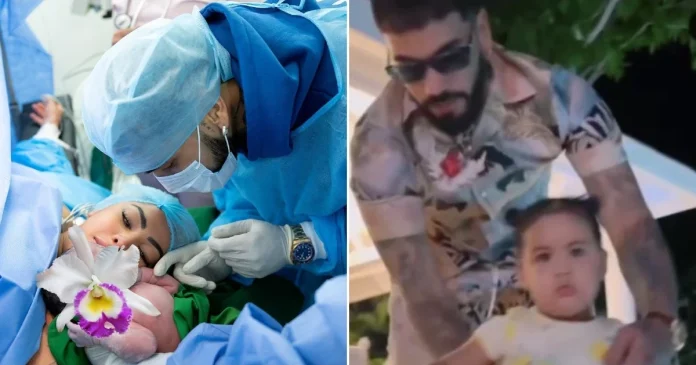 ¡Por fin! Anuel AA se reencuentra con su hija Cattleya
