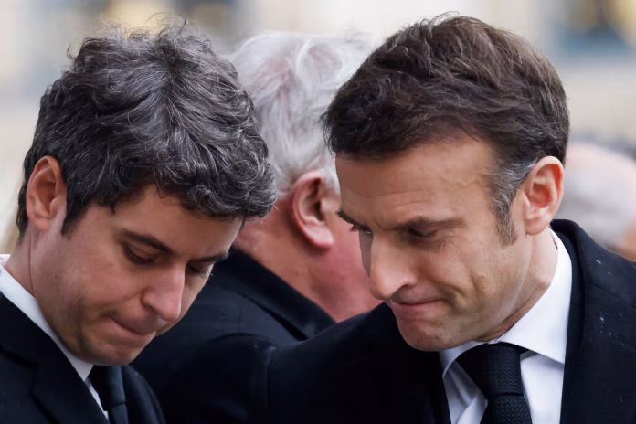 Macron no acepta la dimisión del primer ministro Gabriel Attal