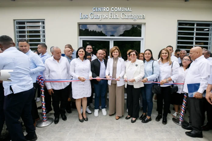 Vicepresidenta inaugura infraestructuras educativas, comunitarias y de gestión energética en el Cibao