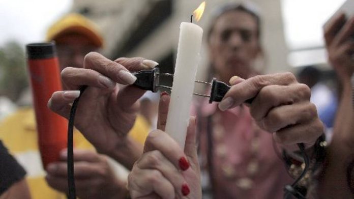 Caracas sufre un gran apagón