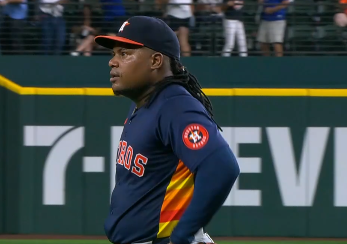 Valdez se queda a un out de tirar su segundo juego sin hit, Houston derrota a Texas