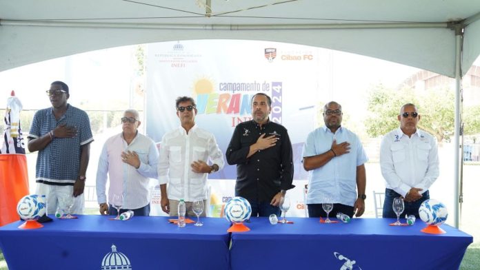 INEFI y la Fundación Cibao FC inician campamento de fútbol