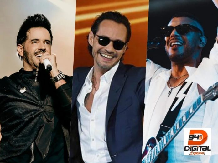 Marc Anthony, Manuel Medrano y Manny Cruz listos para llenar de ritmo el Estadio Quisqueya este sábado