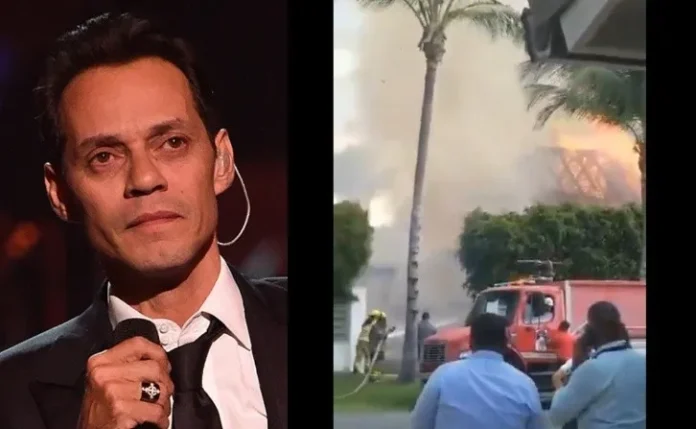 Incendio afecta villa de Marc Anthony en Casa de Campo
