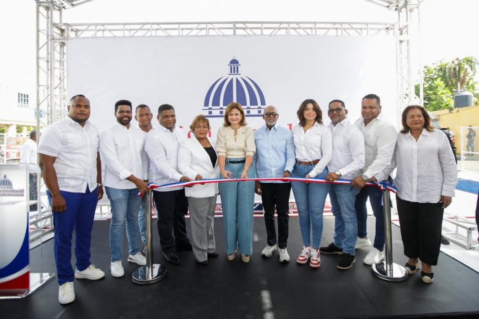Raquel Peña inaugura obras en Pedro Brand y Villa Altagracia con inversión de más de RD$300 millones