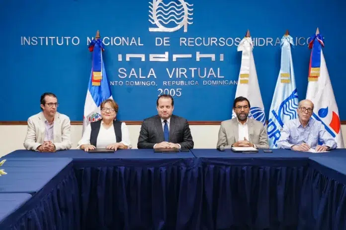 INDRHI y otras instituciones firman convenio 