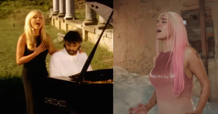 Marta Sánchez dedica emotivo mensaje a Karol G tras colaboración con Andrea Bocelli en ‘Vivo por ella’