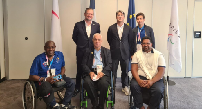 Presidente de Comité Paralímpico Internacional se reúne con COPADOM Y CRESO