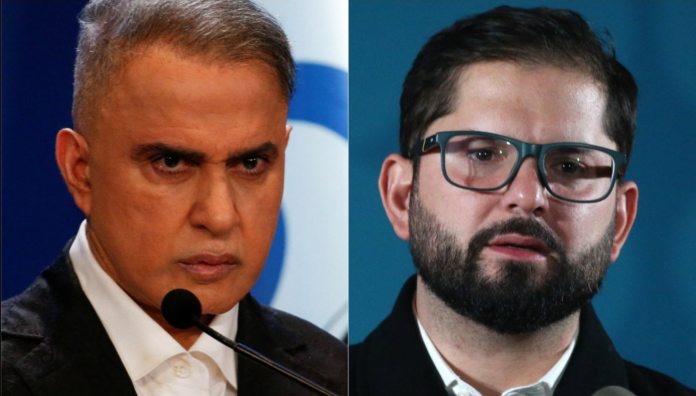 Fiscal general de Venezuela acusa a Gabriel Boric de ser 