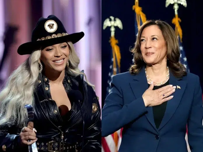 Beyoncé se suma a la campaña de Kamala Harris hacia la Casa Blanca