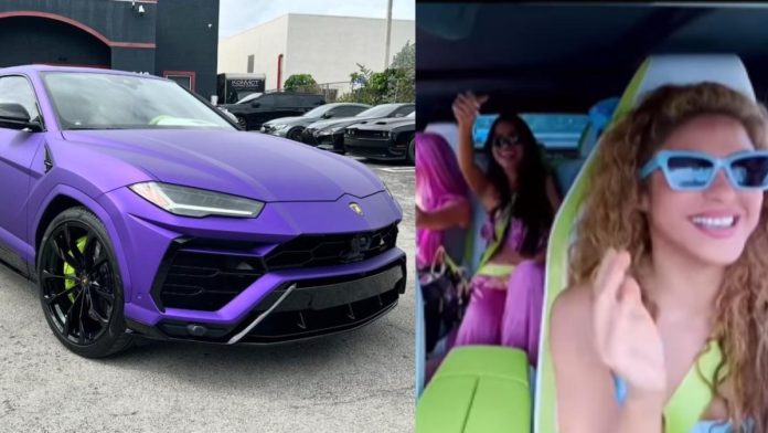 Shakira regalará a fan su Lamborghini Urus valorado en casi 400.000 euros