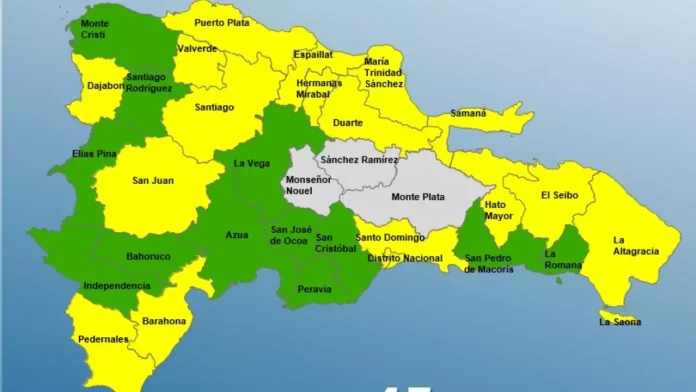 COE eleva a 29 las provincias en alerta por lluvias