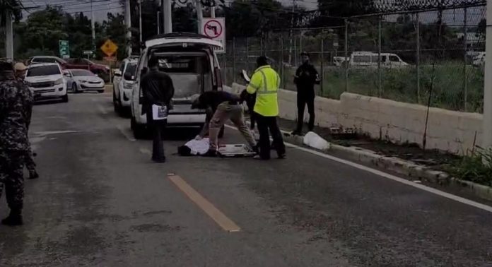 Cuerpo en carretera