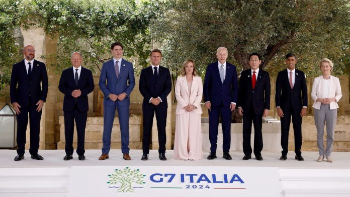 Líderes del G7 reafirman su apoyo a Ucrania a poco de cumplirse mil días de invasión rusa