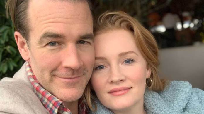 James Van Der Beek y esposa