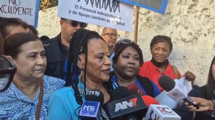 Gremios del sector salud protestaron exigiendo inclusión con equidad en aumentos salariales
