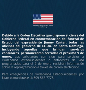 comunicado embajada eeuu rd