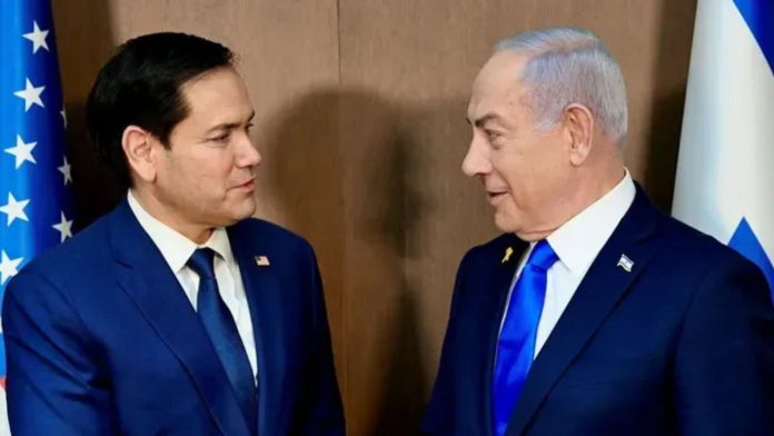 Marco Rubio se reune con Netanyahu en su primer viaje a Israel como secretario de Estado