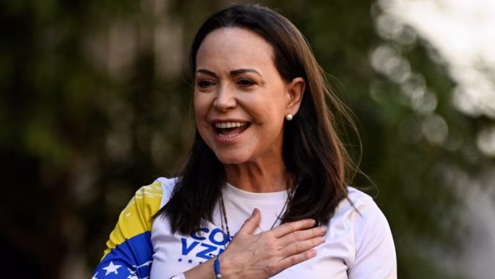 María Corina Machado alertó que la permanencia de Maduro en el poder pone en riesgo la seguridad del hemisferio